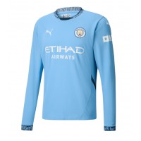 Camiseta Manchester City Primera Equipación Replica 2024-25 mangas largas